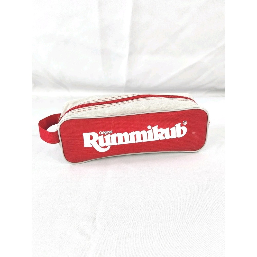 Pressman Original Rummikub Travel Tile Game Set w/ Zipper Carry Case Complete